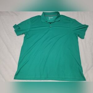 Reebok Green Polo Shirt Vibrant Style